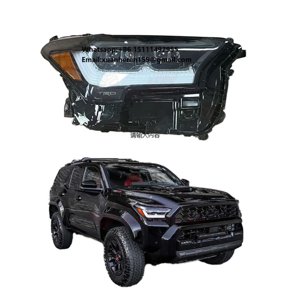 Running Headlamp - トヨタ 4ランナー 2025 2026用 LEDプロジェクターヘッドライト ハイビームヘッドランプ