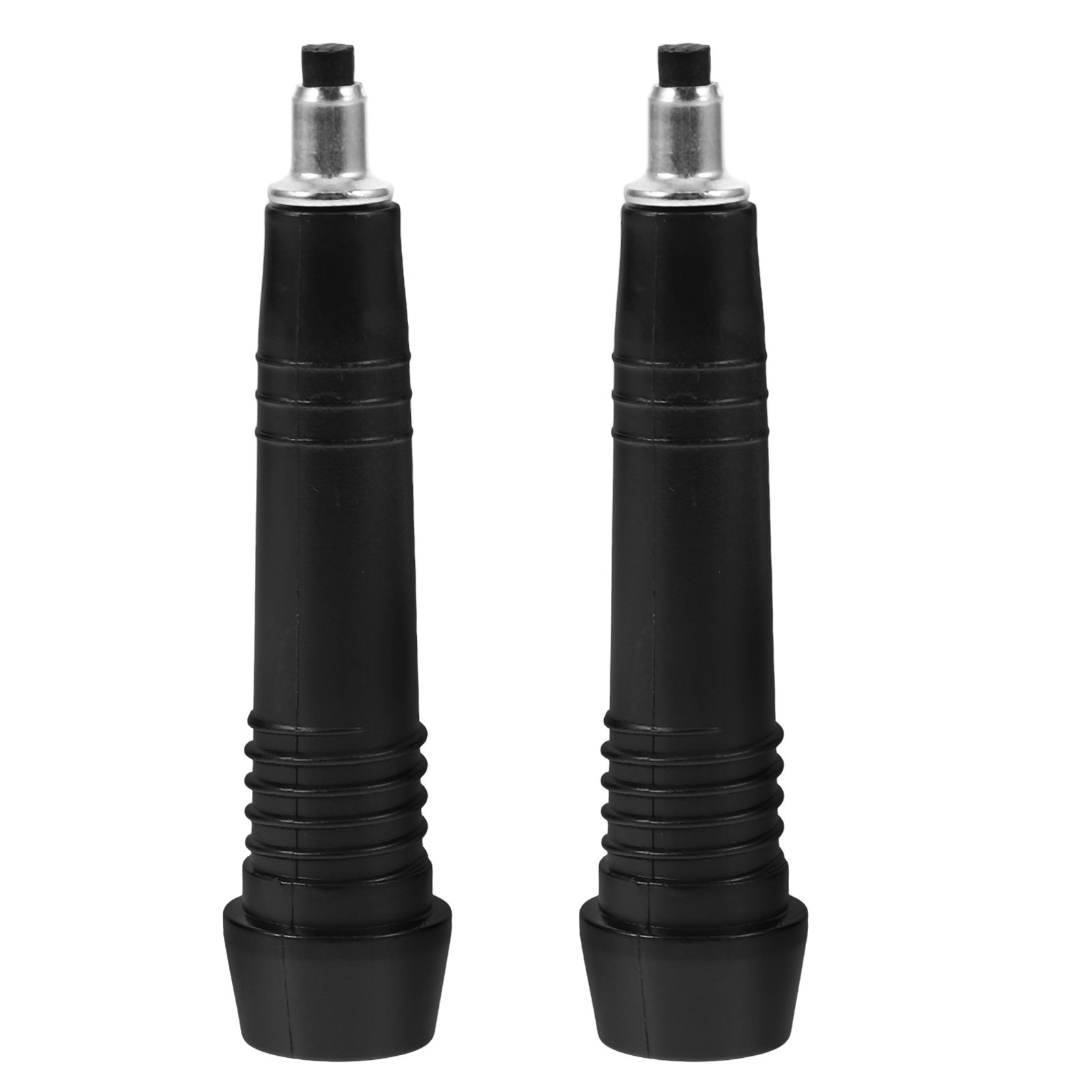 Trekking Pole Carbon - 2個入り、信頼性の高いスチール製トレッキングポール用先端パーツ。ハイキングやウォーキング用の杖にぴったりフィットし、アウトドアアドベンチャーギアとして最適。炭素鋼製。