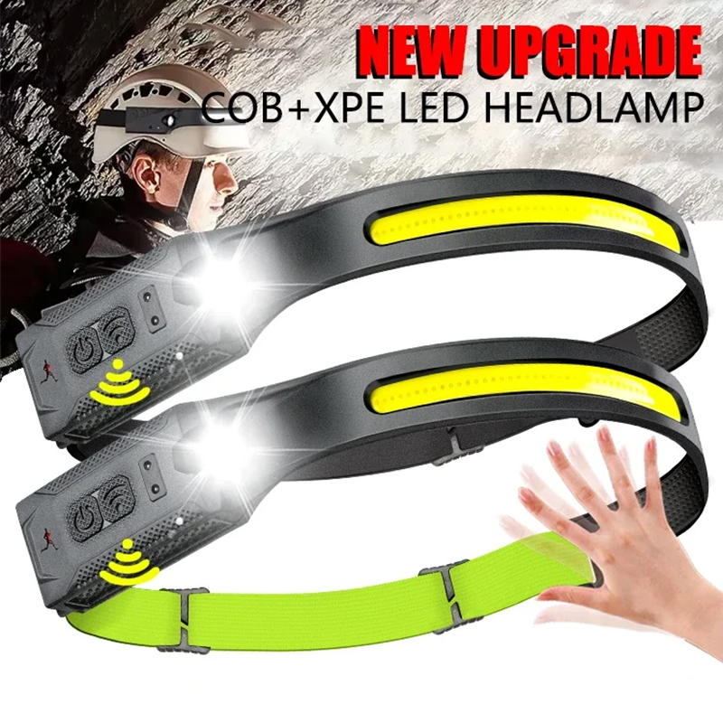 Running Headlamp - LED ヘッドランプ USB 充電式 3 モード照明ヘッドライト懐中電灯内蔵バッテリーランニングライトキャンプトーチ緊急ランプ