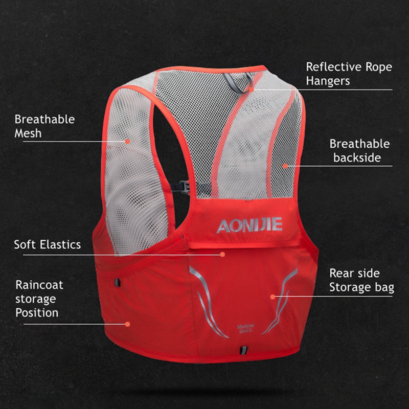 Aonijie C932軽量バックパックベストナイロン水分補 - Hydration Vest のレビューと価格