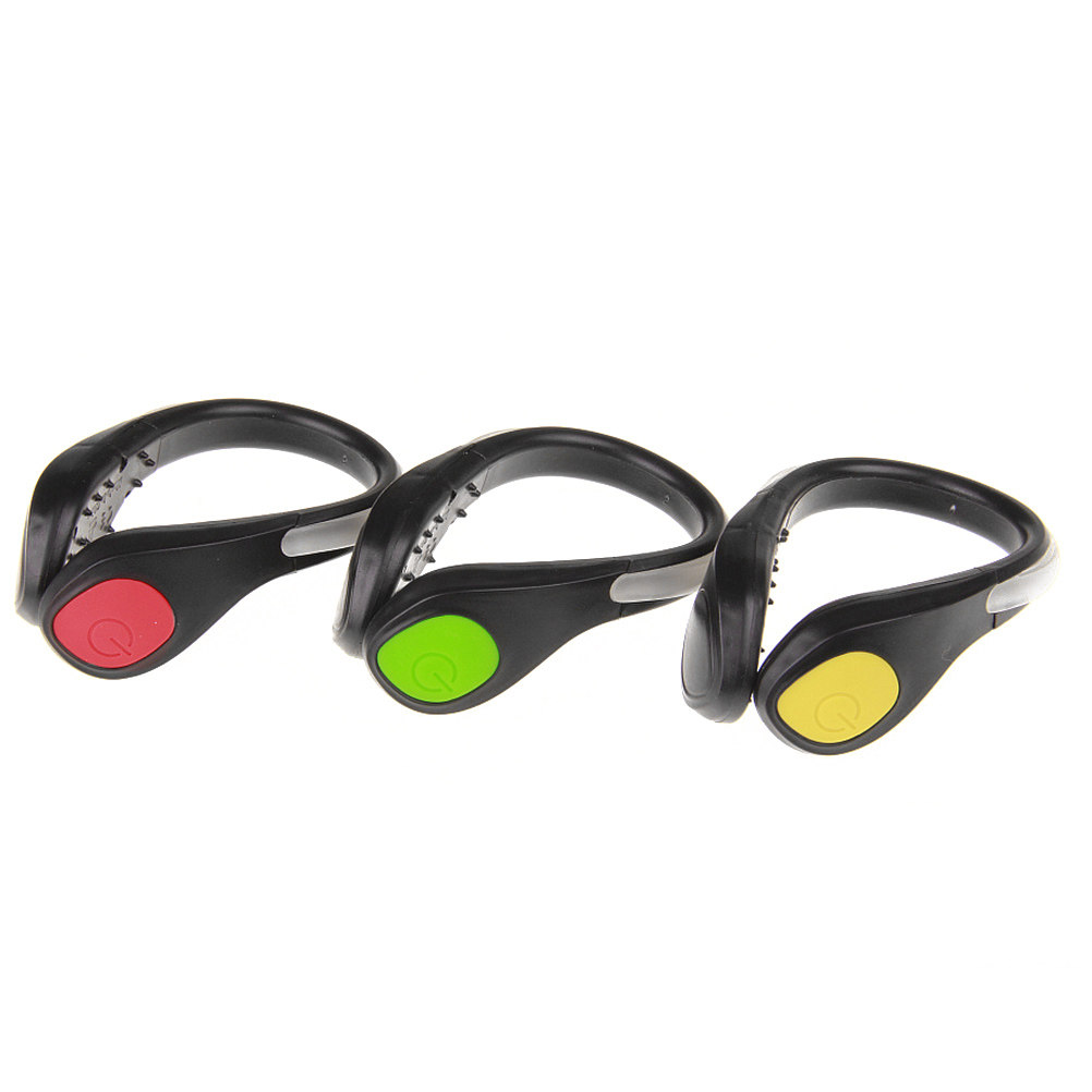 LEDシューズクリップ1個。緑色のライトで夜間のランニング、 - Running Visibility Gear のレビューと価格
