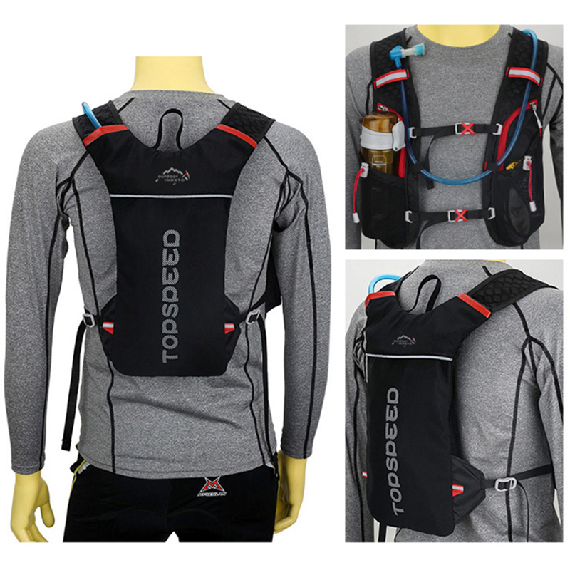 男性と女性のための超軽量サイクリングバッグ,スポーツ,屋外ジ - Hydration Vest のレビューと価格