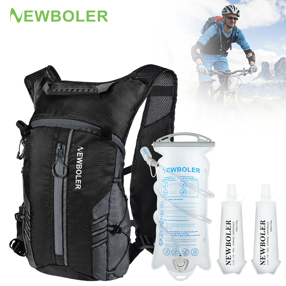 ウォーターボトル付きランニングバックパックベスト、軽量自転車 - Hydration Vest のレビューと価格