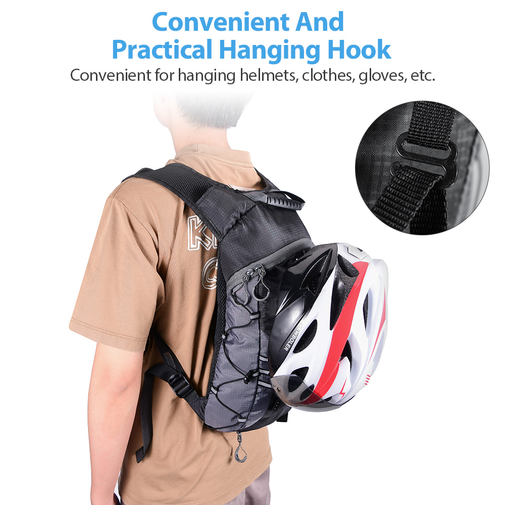 ウォーターボトル付きランニングバックパックベスト、軽量自転車 - Hydration Vest のレビューと価格
