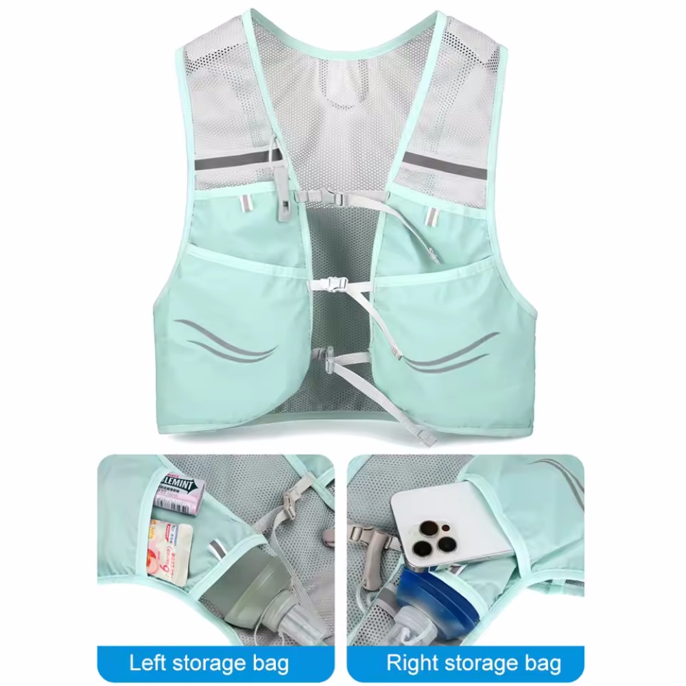 反射ランニングベスト水分補給ランニングチェストバッグ超軽量サ - Hydration Vest のレビューと価格