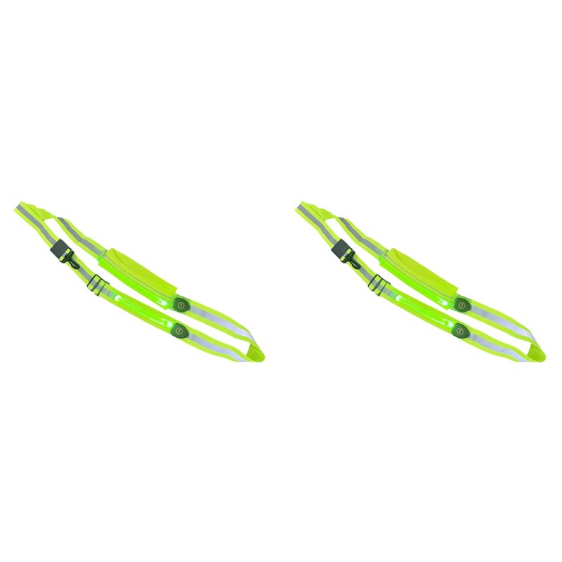 BTLIFE-2X LED 反射ベルトサッシュ、電話ホルダー - Running Visibility Gear のレビューと価格