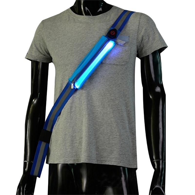 T3LB 高視認性 LED 反射ベルトサッシュ充電式 LED - Running Visibility Gear のレビューと価格