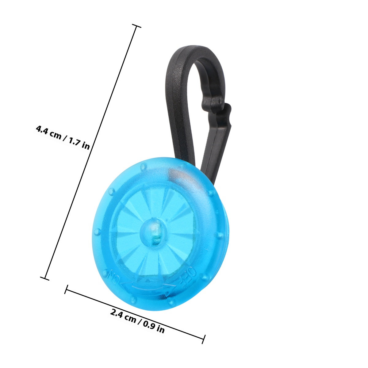 2個入り ミニLED安全ライト 防水クリップ式 ストロボライ - Running Visibility Gear のレビューと価格