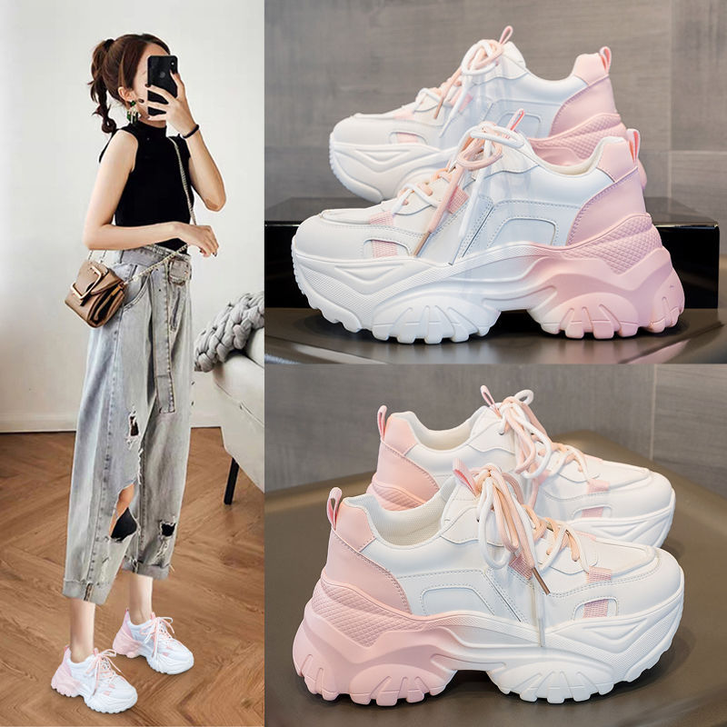 女性スニーカー 2026 新ファッションカジュアルスポーツシ - Running Shoes Women のレビューと価格
