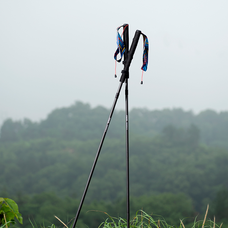 AONIJIE製 新型折りたたみ式アウトドアクイックロックハ - Trekking Pole Carbon のレビューと価格