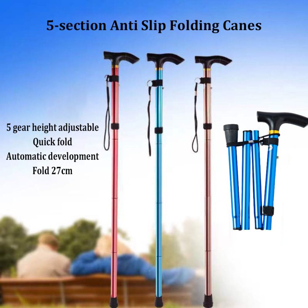 軽量伸縮式トレッキングポール。5分割式で強度を高め、持ち運び - Trekking Pole Carbon のレビューと価格