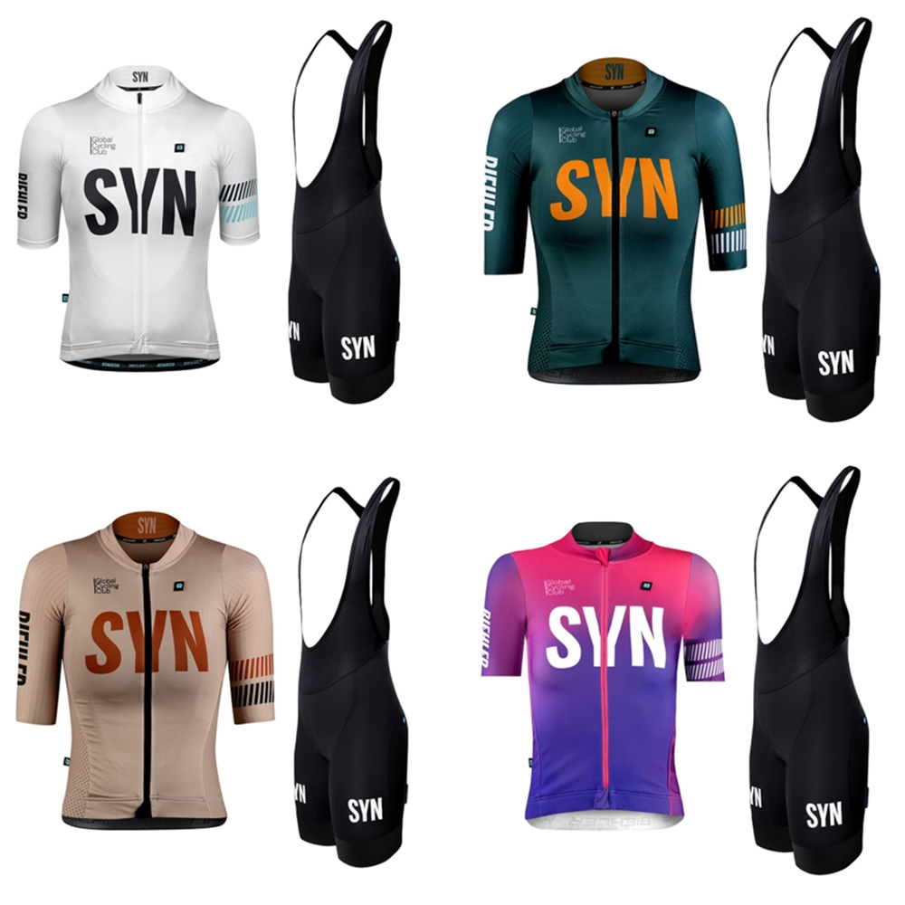 シンジケートチーム-女性用サイクリングセット,半袖ジャージと - Race Bib のレビューと価格