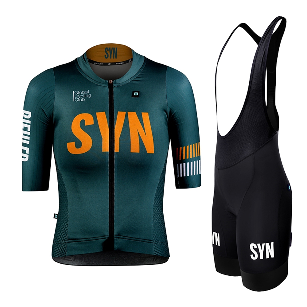 シンジケートチーム-女性用サイクリングセット,半袖ジャージと - Race Bib のレビューと価格