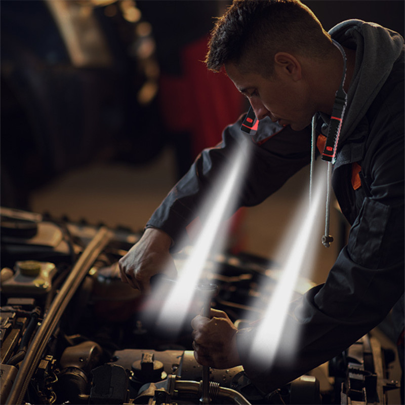 ポータブルLEDネックライトガーランド,USB充電器付き,夜 - Running Headlamp のレビューと価格