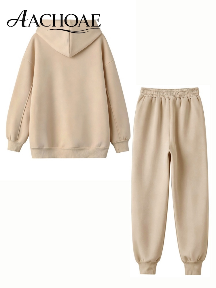 AACHOAE レディース トラックスーツ フード付きスウェ - Joggers Pants のレビューと価格