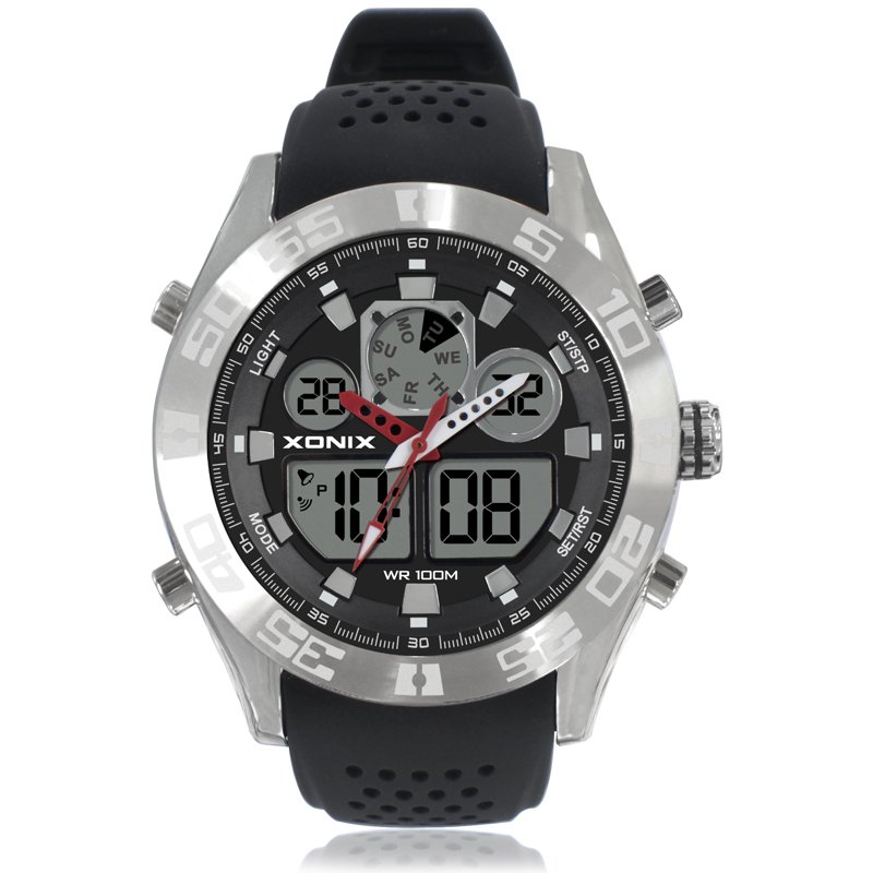 XONIX 男性スポーツ腕時計防水 100 メートルアナログ - Running Watch のレビューと価格