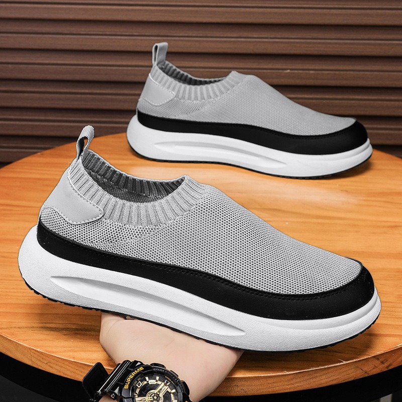 2025年新作 メンズシューズ 通気性メッシュ キャンバスシ - Running Shoes Men のレビューと価格