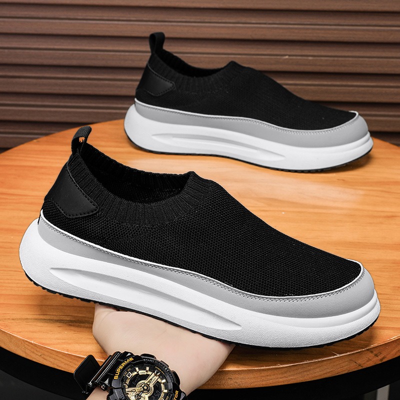 2025年新作 メンズシューズ 通気性メッシュ キャンバスシ - Running Shoes Men のレビューと価格