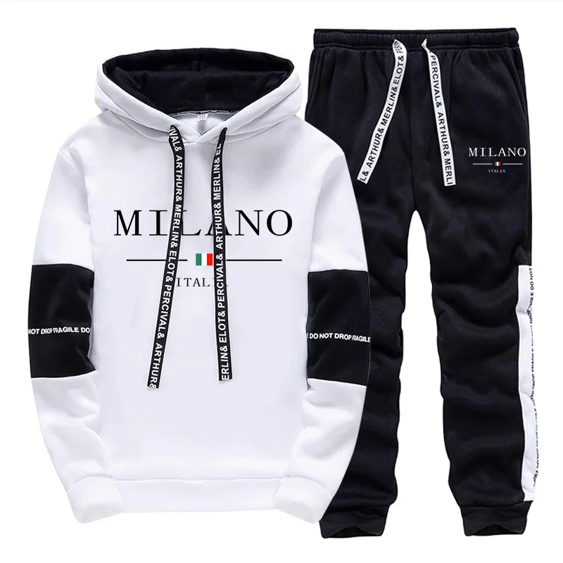 メンズセット/パーカー/パンツ イタリア風トレンドパーカース - Joggers Pants のレビューと価格