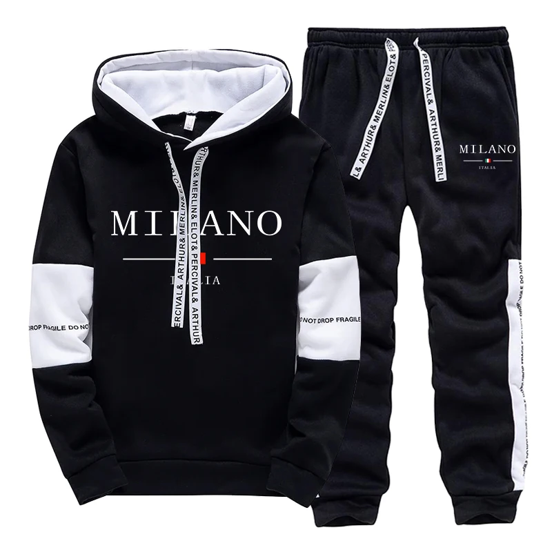 メンズセット/パーカー/パンツ イタリア風トレンドパーカース - Joggers Pants のレビューと価格