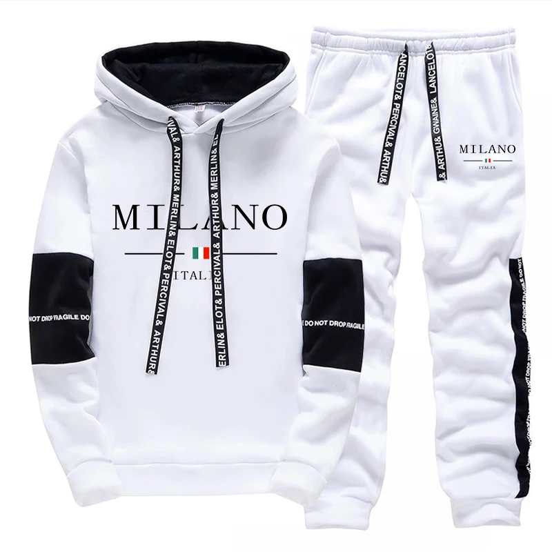 メンズセット/パーカー/パンツ イタリア風トレンドパーカース - Joggers Pants のレビューと価格
