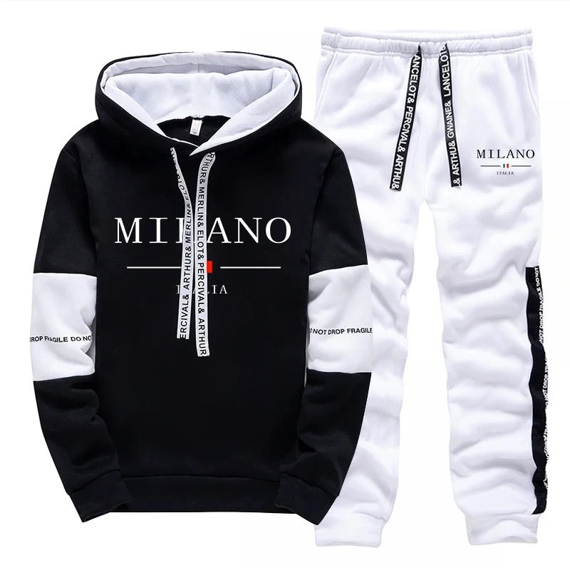 メンズセット/パーカー/パンツ イタリア風トレンドパーカース - Joggers Pants のレビューと価格