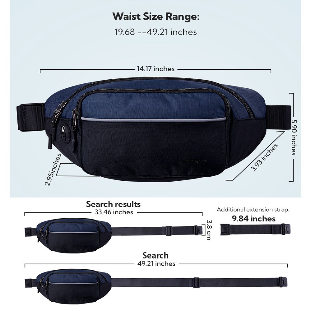 ウォーターフライ-男性と女性のための大きなファニーパック、ク - Running Belt のレビューと価格