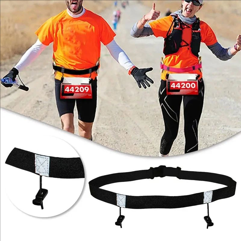 ランニングレースナンバーベルトウエストパックビブホルダートラ - Race Bib のレビューと価格