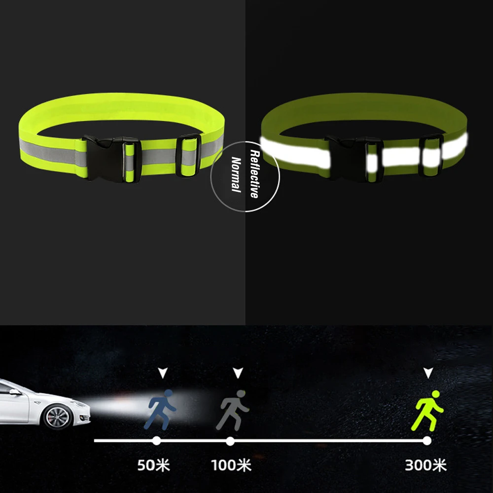 弾性反射ベルトランニングサイクリングスポーツ高視認性夜間安全 - Running Gear Kids のレビューと価格